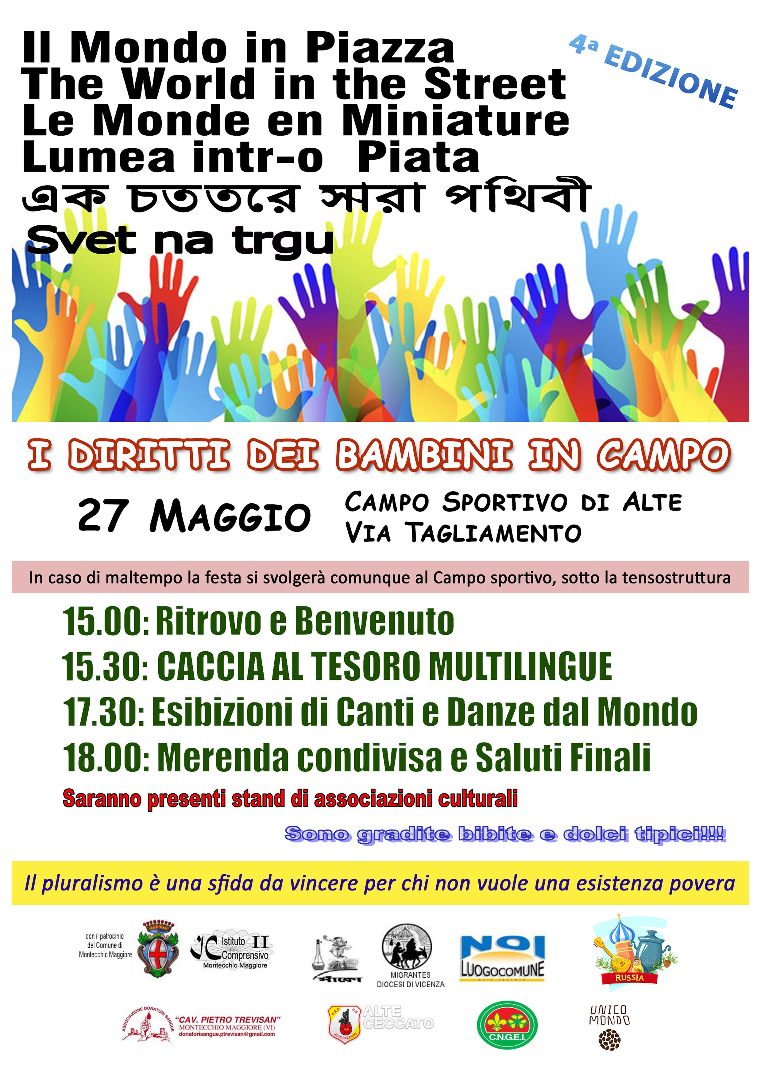 Il Mondo in Piazza 2018 A COLORI