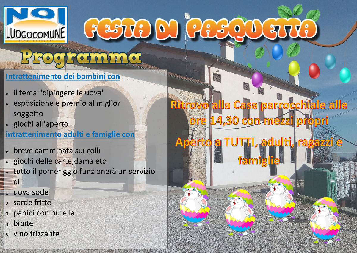 Festa di pasquetta 2019 A