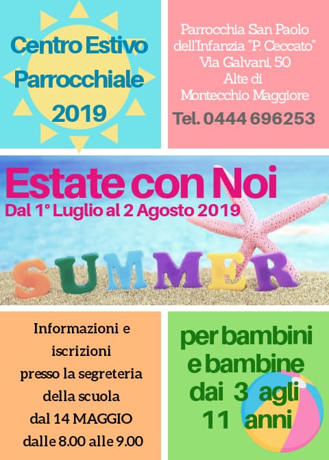 Centro Estivo 2019